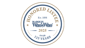 Honored Listee | Marquis Whos Who 2025 | Over 125 Years